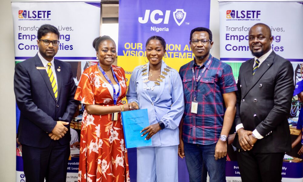 Junior Chamber International Nigeria and Lagos State Employment Trust Fund Partner to Empower Young Entrepreneurs