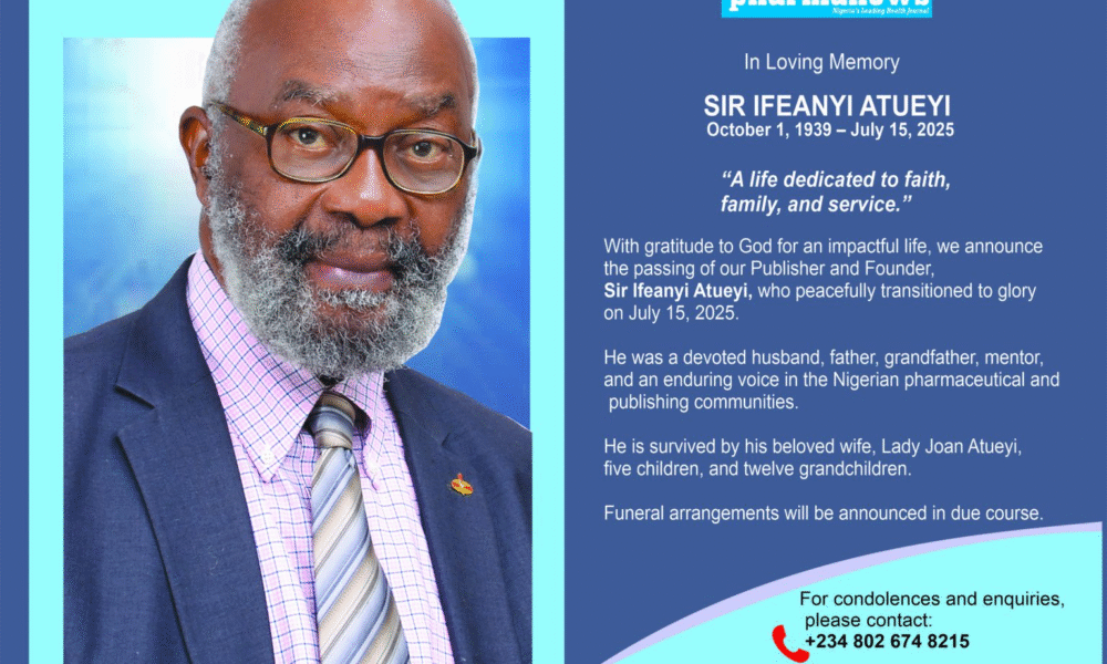 Farewell to a Pioneer: Honouring the Life and Legacy of Sir Ifeanyi Atueyi (1939–2025)
